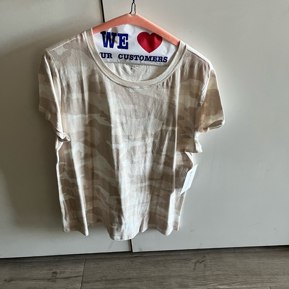 Athleta camo tee